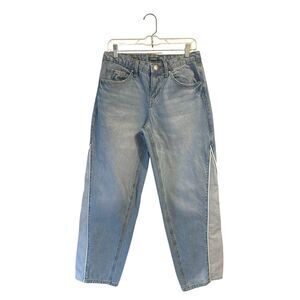 557 Wild Fable Light Wash Straight 6 Leg Jeans Women’s | Side Stripe Denim